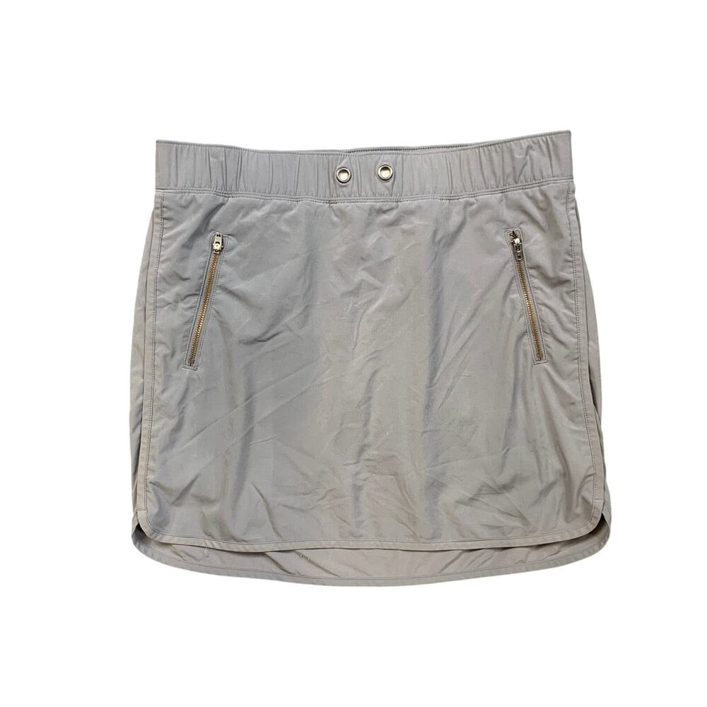 Athleta Skort Womens S Small Soho Built In Shorts Elastic Waistband Zip Pocket